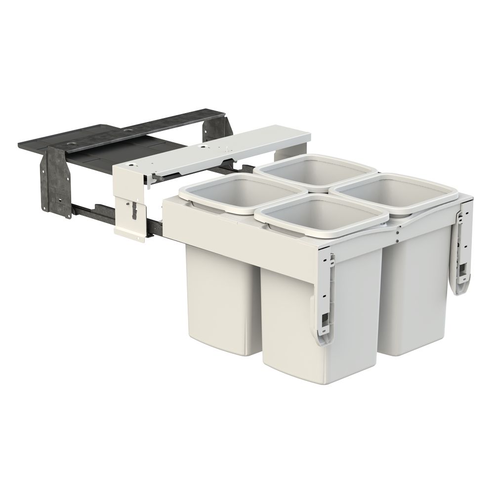 concelo-4-x-16l-bucket-door-pull-white-kitchen-bin-hideaway-bins