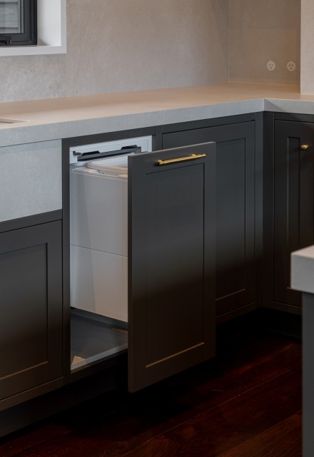 hideaway bins high end queenstown kitchen 2b