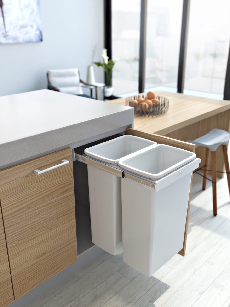 2 X 40l Bin